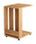 Table canapé 37x45x60 cm Edi pc et porte revues chêne chêne