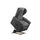 Fauteuil releveur électrique 2 moteurs 90x100x90 cm Canapé Microfibre Dispositif Médical 1 Gris Foncé