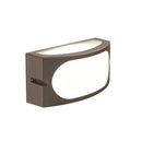 Applique da Esterno E27 in Alluminio Sovil Marrone