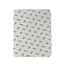 Topper Memory Con Fodera in Poliestere e Carbonio Bianco Varie Misure