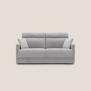 Divano Letto 2 Posti 176x102x97 cm in Tessuto Grigio Chiaro