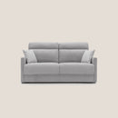 Divano Letto 2 Posti 156x102x97 cm in Tessuto Grigio Chiaro