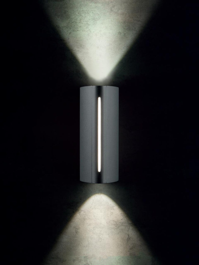 Applique da Esterno a LED 8W+4W 4000K Sovil Grigio