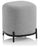 Pouf Rembourré 42x42x45 cm en Tissu Vert