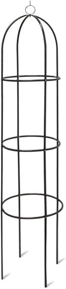 Supporto per Piante Rampicanti Obelisco Piramide da Giardino Altezza 185cm Verde