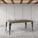  Tavolo Allungabile 200-460x90x77 cm Paxon Premium Tortora Telaio Antracite
