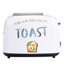 Tostapane Elettrico 28,5x18,5x19,5 cm 925W VdE Tivoli 1996 Le Travisate Bianco