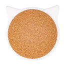 Set 4 Sottobicchieri 10x10x1 cm  in Ceramica VdE Tivoli 1996 Cat