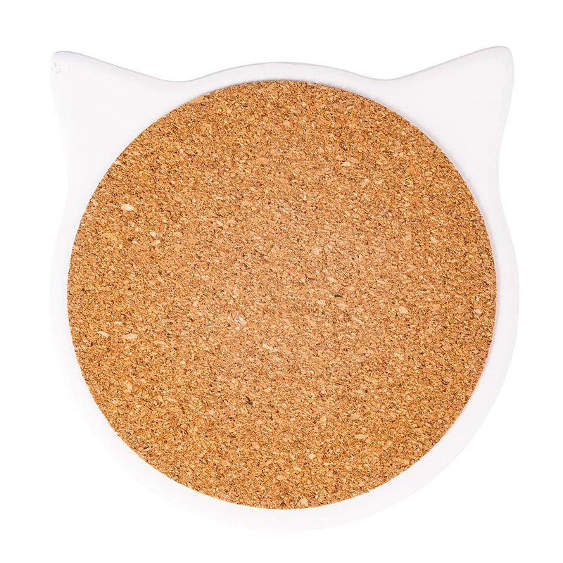 Set 4 Sottobicchieri 10x10x1 cm  in Ceramica VdE Tivoli 1996 Cat