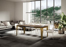 Tavolo Allungabile 160-420x90x77 cm Flame Evolution Noce