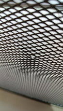 Parascintille per Camino in Ferro Verniciato 20+60+20 H50 Grigio Martellato Seconda Scelta