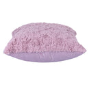 Set 2 Cuscini Decorativi 43x43x6 cm in Poliestere VdE Tivoli 1996 Furry Rosa