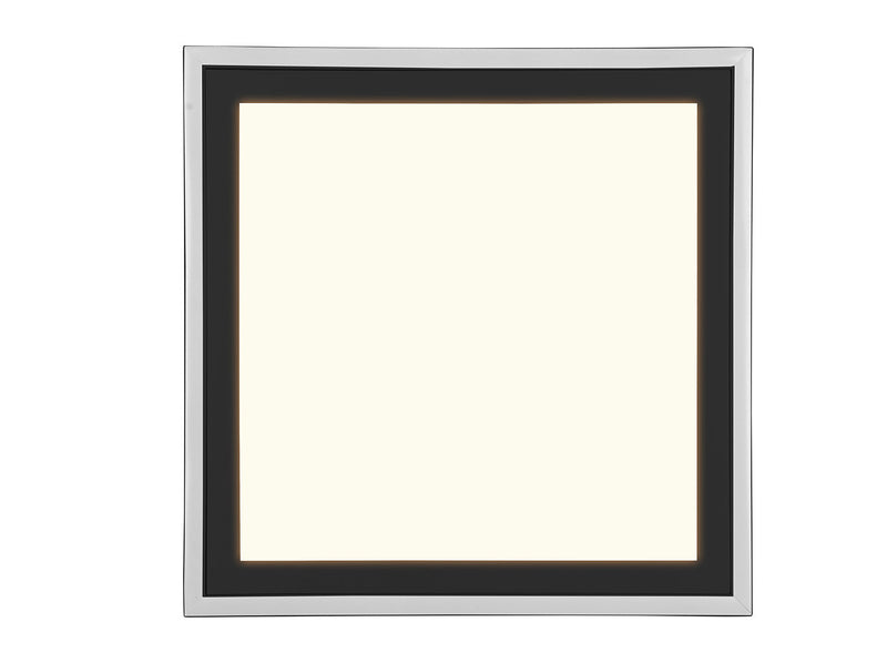 Plafoniera da Interno a LED in Plastica Nero Opaco