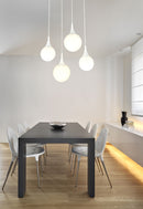 Lampada pendente Pendant in Metallo Dewdrop Bianco