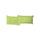 Paire de taies d'oreiller unies vert acide