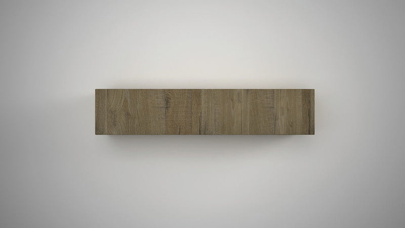 Mobile Sospeso Orizzontale Rettangolare da Salotto 29x139x31cm TFT  Cube Miele