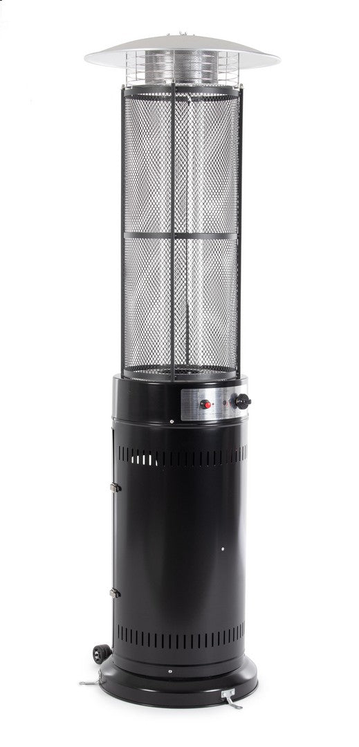 Scaldapatio a Gas Ø54x180 cm in Acciaio Cilinder Nero prezzo