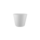Vaso Rotondo per Piante Grandi Indoor e Outdoor Tera Ribeira Chalk Ø49 cm in Plastica Bianco Gesso 