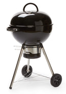 Barbecue a Carbone Carbonella 73,5x64x106,5 cm in Acciaio Nero