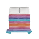 Trapuntino Estivo Double Face in Microfibra 100 gr con Stampa Rainbow Basic Varie Misure