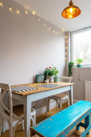 Sedia Cross 46x42x87 cm  in Legno Bianco