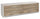Meuble bas 4 tiroirs 179x50x47 cm Oxyde Blanc/Noyer Stelvio