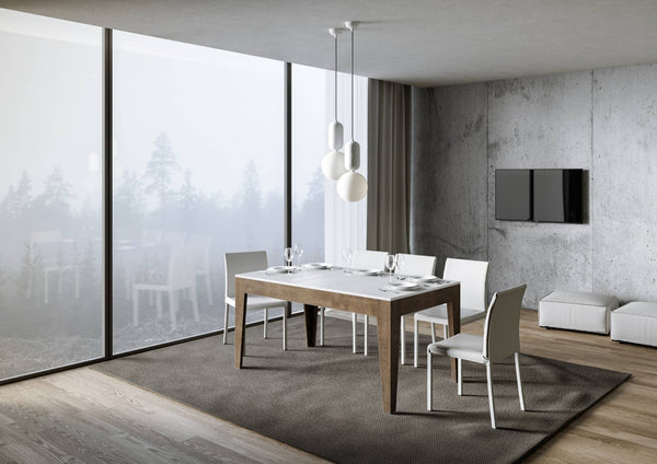 Table extensible 160-220x90x77 cm Cico Mix Frêne Blanc acquista