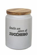 Set 3 Barattoli in Gres con Coperchio in Bamboo VdE Tivoli 1996