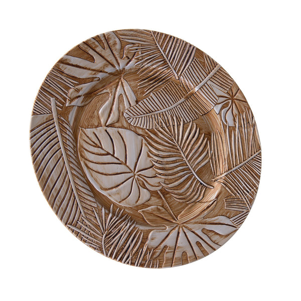 Set 6 Piatti con Foglie 33 cm sconto