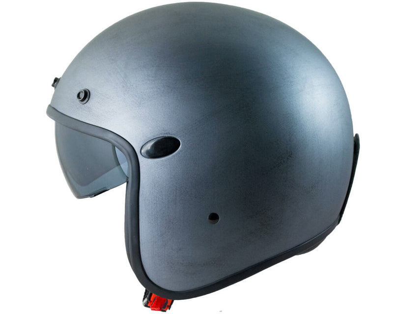 Casco Jet per Scooter CGM Porto Challenge 177W Grigio Opaco Varie Misure