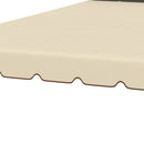 Tetto di Ricambio per Gazebo da Giardino 3x3m in Poliestere Beige