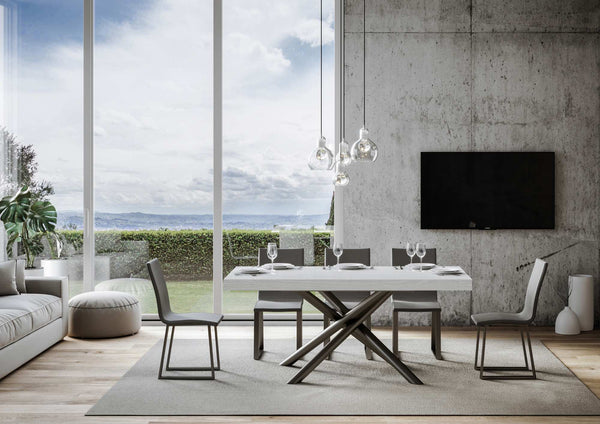 acquista Tavolo 160x90x77 cm Famas Fix Bianco Frassino