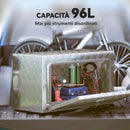 Cassetta degli Attrezzi Box Portautensili 76x35,5x40,6 cm Alluminio Argento      