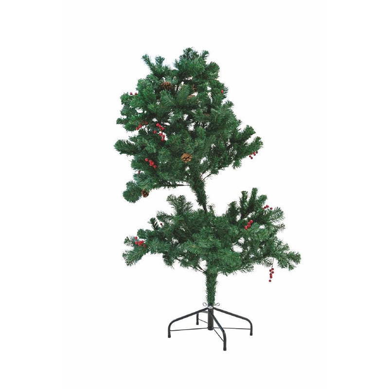 Albero di Natale Artificiale H150 cm 360 Rami Sestriere Verde