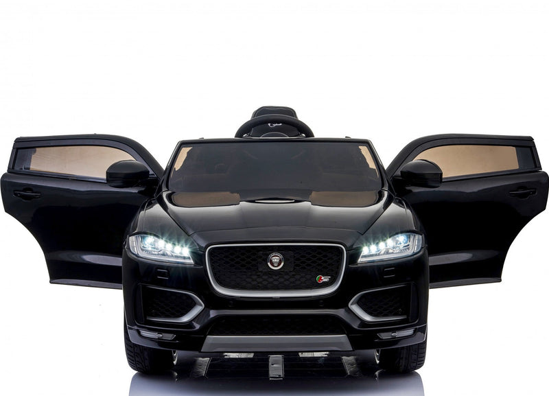 Macchina Elettrica per Bambini 12V con Licenza Jaguar F-Pace Nera