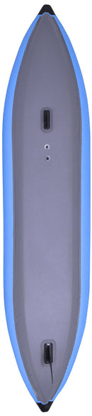 Kayak Gonfiabile Biposto 386x86 cm con Pagaie Zaino e Accessori ZRAY Tortuga Blu