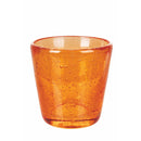 Set 6 Tazzine per Liquori Liquorini Cancun Sunset in Vetro VdE Tivoli 1996 Rosso