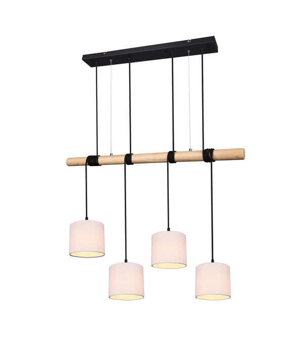 acquista Suspension LED d'intérieur en métal noir mat
