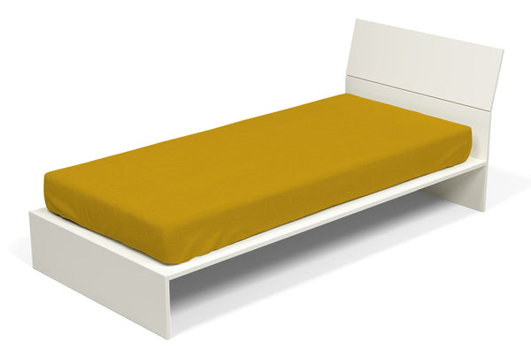 Drap de dessous avec coins et élastique couleur unie moutarde sconto