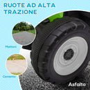 Trattore Elettrico per Bambini 12V con Rimorchio Verde