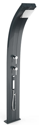 Doccia da Esterno Giardino Miscelatore e Doccetta Mobile Arkema Dada Grigio Antracite