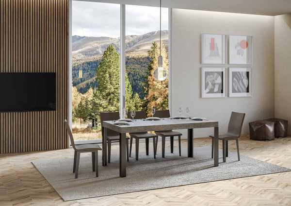 acquista Tavolo 180x90x77 cm Tavolo Linea Fix Cemento