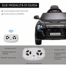 Macchina Elettrica per Bambini 3-5 Anni 6V Audi RS Q8 Autentica 1,5-3km/h con Telecomando e Musica Nero      