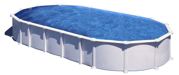 Piscine Hors Sol Ovale 1000x550xh132 cm en Acier et PVC Gre Haiti online