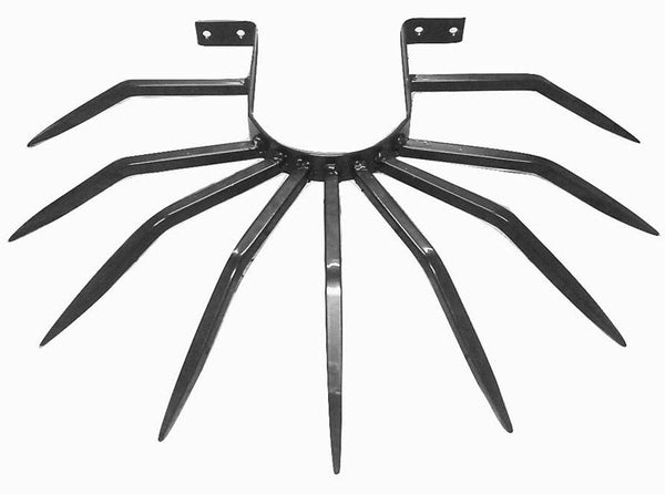 prezzo Borne Antivol avec Pointes en Acier pour Tuyaux de Descente Tuyaux Externes de Ø0-130 mm Noir Embossé