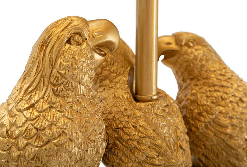 Lampada da Terra Pappagallo Ø 37x164,5 cm in Ferro e Poliestere