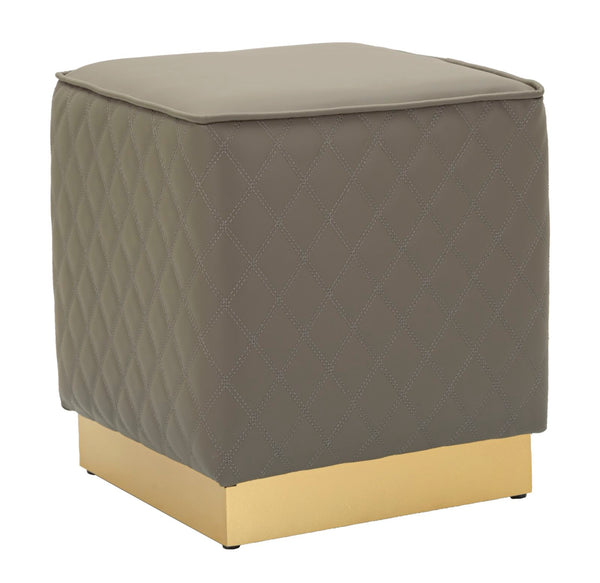 Puff Quadrato Sharon 38x38x38 cm in Pino e MDF e Metallo e Plastica acquista