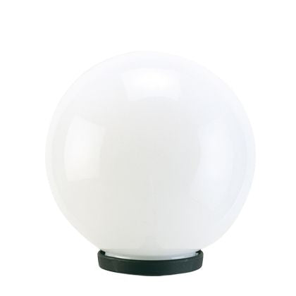 Diamètre de la lampe frontale sphérique opale 25 cm couleur noire pour la ligne extérieure Globo Sovil acquista