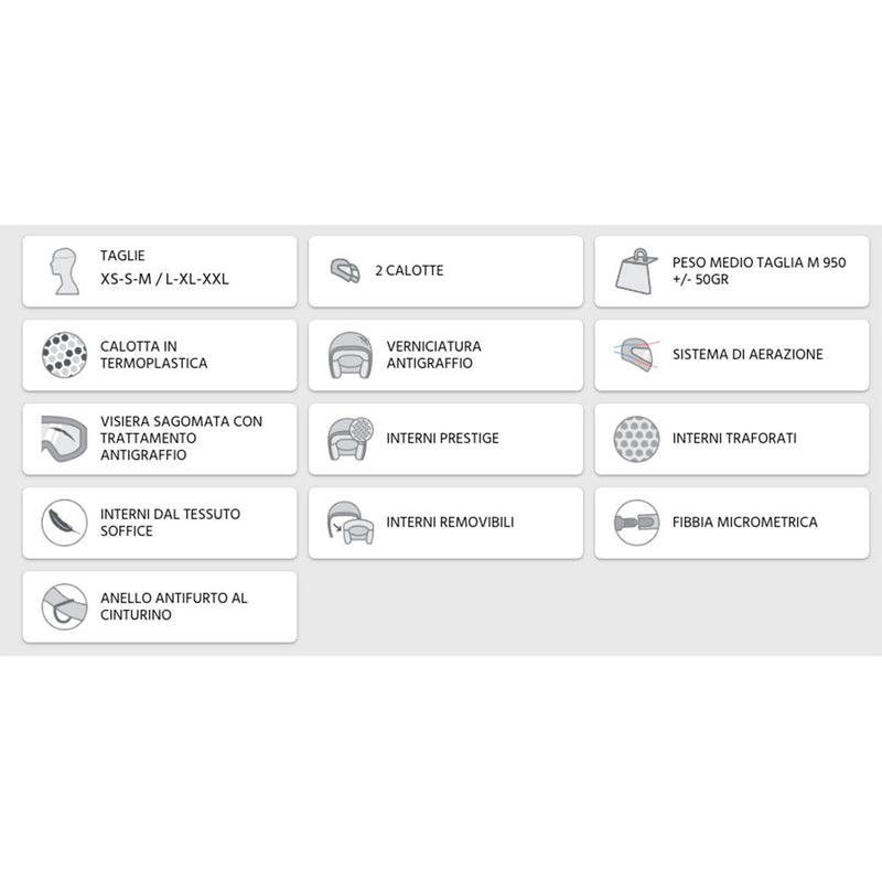 Casco Jet per Scooter Visiera Sagomata CGM Florence 107A Verde