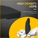 Base per Ombrellone da 4 Pezzi Riempibili con Acqua o Sabbia e Ganci di Connessione   Nero